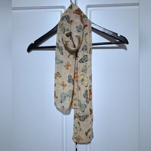 Womens Butterfly Scarf
